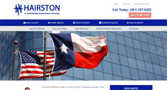 Desktop Screenshot of hairstonassociates.com